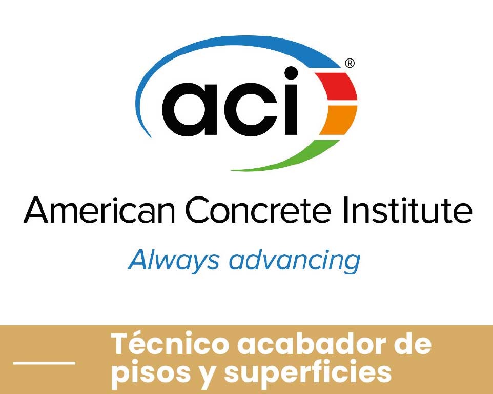 Técnico acabador de pisos y superficies planas Certificado ACI